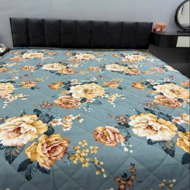 Chăn lụa Đũi thái mát trần bông 2m3x2m - Nhẹ nhẹ, màu sắc tươi mới 2.025 5