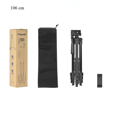 Chân Máy Ảnh Điện Thoại Tripod 3 Chân Quay Video Livestream Chụp Ảnh Độ Cao Xoay 360 - Giá 148k Giảm từ 177.6k