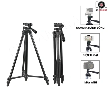 Chân máy ảnh F-14 Tripod cho máy ảnh & điện thoại, kẹp, bảo sạc, remote - Giá 218.000₫ 4 Chân máy ảnh F-14 Tripod cho máy ảnh & điện thoại, kẹp, bảo sạc, remote - Giá 218.000₫ 4