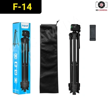 Chân máy ảnh F-14 Tripod cho máy ảnh & điện thoại, kẹp, bảo sạc, remote - Giá 218.000₫ 9 Chân máy ảnh F-14 Tripod cho máy ảnh & điện thoại, kẹp, bảo sạc, remote - Giá 218.000₫ 9