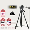 Chân máy ảnh F-14 Tripod cho máy ảnh & điện thoại, kẹp, bảo sạc, remote - Giá 218.000₫ 10