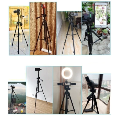 Chân Máy Ảnh T-3.520/360 Điện Thoại - Bền, Tặng Túi Đeo & Kẹp ĐT, 285k - XS Store