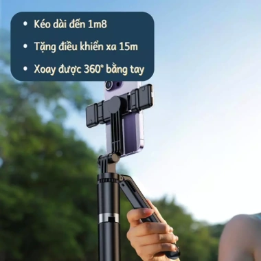 Chân máy gậy selfie đa năng, chụp ảnh điện thoại, chân máy sàn du lịch - Giá 90.000₫ 2