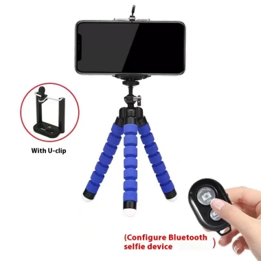 Chân máy nhỏ Selfie Stick Bluetooth, đỡ điện thoại, bọt biển, màn trập từ xa, 58.300₫