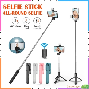 Chân máy Selfie Stick 3 trong 1 Tripod Monopod Bluetooth không dây Giá đỡ điện thoại mini ngoài trời giảm giá tới 18%