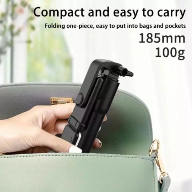 Chân máy Selfie Stick 3 trong 1 Tripod Monopod Bluetooth không dây Giá đỡ điện thoại mini ngoài trời giảm giá tới 18%