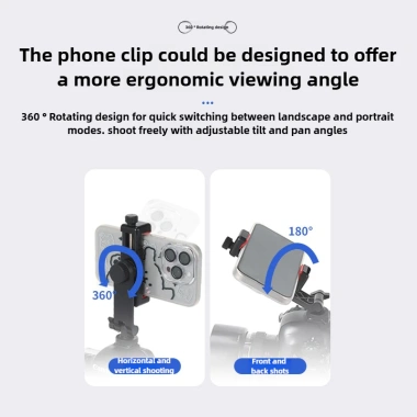 Chân máy selfie xoay 360° kèm đỡ giày lạnh kép, kẹp đa chức năng cho vlog điện thoại thông minh 6 Chân máy selfie xoay 360° kèm đỡ giày lạnh kép, kẹp đa chức năng cho vlog điện thoại thông minh 6