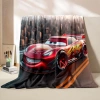 Chăn Mềm Lông Tơ Disney Cars McQueen 4 Mùa Đa Dụng cho Trẻ Em và Người Lớn - Sofa, Giường, Du Lịch, Ném Chăn 5