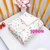Chăn mùa đông bé sơ sinh 100x110 cm vải muslin lót hạt đậu - Giá 200.000 đồng 4