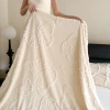 Chăn Mùa Hè Nhung San Hô 100% Mềm, Điều Hòa Không Khí, Jacquard Bướm, Giá Ưu Đãi 149.490 VND