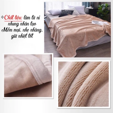 Chăn Muji lông tuyết Nhung mềm mại – Phù hợp văn phòng & dùng hàng ngày, chỉ 179.000₫ 7