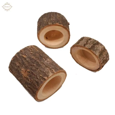 Chân nến bằng gỗ sang trọng - Giá đỡ đèn phòng ngủ, khách, giảm còn 37.400₫ 4