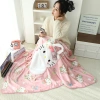 Chăn nhồi bông mèo Kitty ném khổ ấm cúng, gập lại di động cho du lịch, ô tô 3