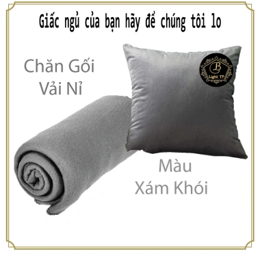 Chăn nỉ hàng không B Light TP - Mền Spa ấm, nhẹ cho văn phòng, học sinh, giảm còn 135k