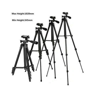 Chân quay điện thoại tripod 3.120/3.120A - Khung đen chắc chắn kèm kẹp 3 Chân quay điện thoại tripod 3.120/3.120A - Khung đen chắc chắn kèm kẹp 3