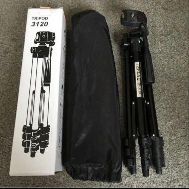 Chân quay điện thoại tripod 3.120/3.120A - Khung đen chắc chắn kèm kẹp