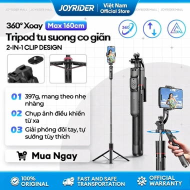 Chân Quay Điện Thoại Tripod 360° MT-44 Có Remote - Ổn Định Cao, Giá Ưu Đãi 231k