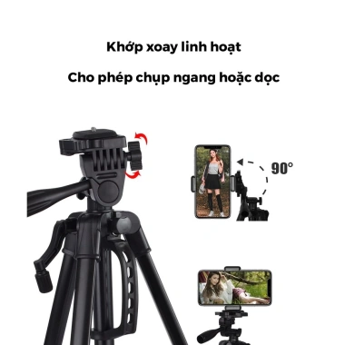 Chân Quay Điện Thoại Tripod Kim Loại 360° Độ Cao 180cm - Cao Cấp, Giá Ưu Đãi 230k 5 Chân Quay Điện Thoại Tripod Kim Loại 360° Độ Cao 180cm - Cao Cấp, Giá Ưu Đãi 230k 5