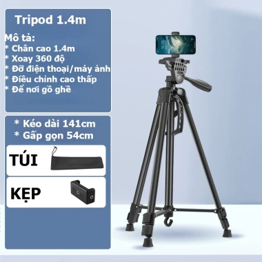 Chân Quay Máy Ảnh Tripod Điện Thoại 360° Chắc Chắn, Kèm Remote, Giá 198.999₫ 10 Chân Quay Máy Ảnh Tripod Điện Thoại 360° Chắc Chắn, Kèm Remote, Giá 198.999₫ 10