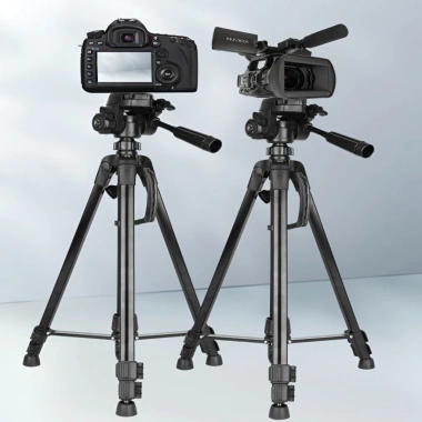 Chân quay Tripod 3 in 1 360 độ - Quay góc nghiêng, đèn LED, kẹp điện thoại Live Stream, giá chỉ 185.000₫