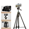 Chân quay Tripod 3 in 1 360° góc nghiêng, đèn LED, kẹp điện thoại Live stream, giá 200k 3