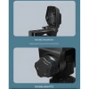 Chân quay Tripod 3 in 1 360° góc nghiêng, đèn LED, kẹp điện thoại Live stream, giá 200k 7