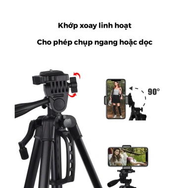 Chân quay Tripod 360 điều chỉnh cao, xoay 3D - Quay video - chụp ảnh chuyên nghiệp, 199.000đ 4