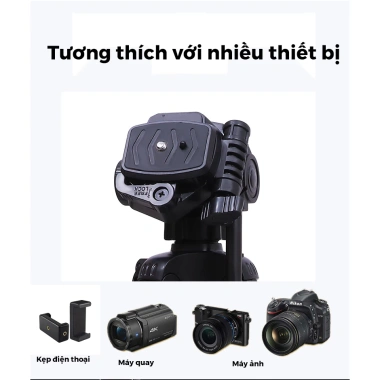 Chân quay Tripod 360 điều chỉnh cao, xoay 3D - Quay video - chụp ảnh chuyên nghiệp, 199.000đ 6