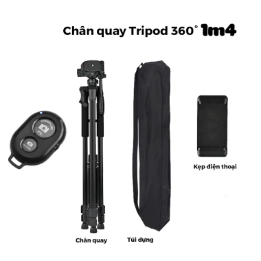 Chân quay Tripod 360 điều chỉnh cao, xoay 3D - Quay video - chụp ảnh chuyên nghiệp, 199.000đ 9