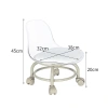 Chân Sắt Phụ Kiện Ghế Lăn Xoay 360 - Tựa Lưng Thấp Nhỏ Gọn, Tiện Dụng Đóng Hàng Làm Nail - Giá 108.000đ