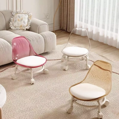 Chân Sắt Phụ Kiện Ghế Lăn Xoay 360 - Tựa Lưng Thấp Nhỏ Gọn, Tiện Dụng Đóng Hàng Làm Nail - Giá 108.000đ