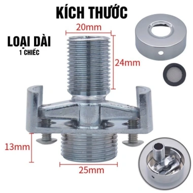 Chân sen chỉnh hướng, chỉnh lệch loại dài, giải pháp lỗ chờ sen lệch, giá 33.000₫