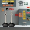 Chân tăng chỉnh M14/M16 Inox 304 đế nhựa dùng cho cân điện tử, y tế, phòng sạch - 52.020 VND