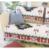 Chăn thảm phủ ghế cotton lanh dày hoa văn thổ cẩm - Khăn trải bàn & thảm picnic cổ điển 98k 6