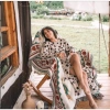 Chăn thảm phủ ghế cotton lanh dày hoa văn thổ cẩm - Khăn trải bàn & thảm picnic cổ điển 98k 7