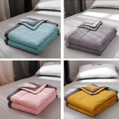 Chăn Thu Đông Trần Bông Cotton 2mx2m Zara Home - Mỏng, Thoáng, Giá 185.000 3