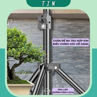 Chân Tripod Điện Thoại Bluetooth 360 Gậy Chụp Livestream Kẹp Xoay 360 TINTECH 135k 4