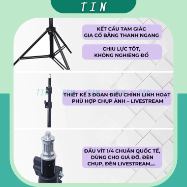 Chân Tripod Điện Thoại Bluetooth 360 Gậy Chụp Livestream Kẹp Xoay 360 TINTECH 135k 8