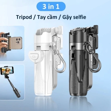 Chân tripod mini Aleister 3 trong 1 cho điện thoại - Gậy selfie Bluetooth có đèn trợ sáng, chỉ 159.000₫ 2 Chân tripod mini Aleister 3 trong 1 cho điện thoại - Gậy selfie Bluetooth có đèn trợ sáng, chỉ 159.000₫ 2