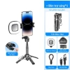 Chân tripod mini Aleister 3 trong 1 cho điện thoại - Gậy selfie Bluetooth có đèn trợ sáng, chỉ 159.000₫ 7