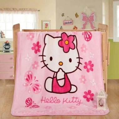 Chăn tuyết trẻ em họa tiết ngỗ nghĩnh 1mx1m4 - Ấm áp cho bé đi học và du lịch, chỉ 89.000₫