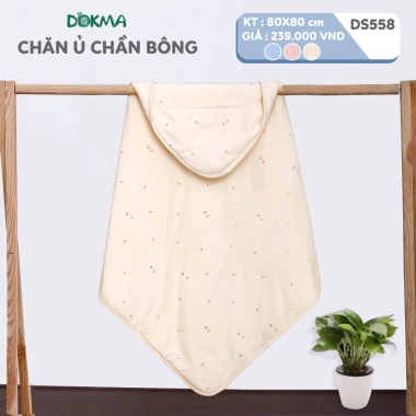 Chăn ủ chần bông 80x80cm Dokma DS558 - Tiện lợi cho bé sơ sinh, giá ưu đãi 239.000 VND 5