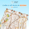 Chăn ủ Xô Muslin BOONA 4 lớp có mũ cao cấp, mềm mại cho bé - Giá chỉ 179.000đ