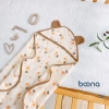 Chăn ủ Xô Muslin BOONA 4 lớp có mũ cao cấp, mềm mại cho bé - Giá chỉ 179.000đ 10