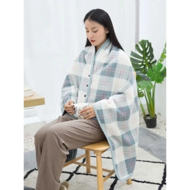 Chăn văn phòng áo choàng nỉ mềm mại, nhỏ gọn tiện dụng - Giá chỉ 89.000₫ 2