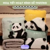 Chăn Văn Phòng Automatik Gấp Gọn 2 trong 1 - Gối Tựa Lưng & Mền Bông Hoạt Hình 3D, Giá chỉ 209.000 VND 2