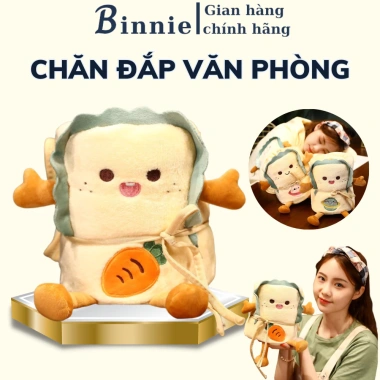 Chăn Văn Phòng Hình Thú Dễ Thương Nhỏ Gọn 115x170cm Mềm Mại Cao Cấp Giảm Giá