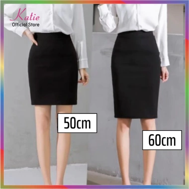 Chân Váy 2 Lớp KATIE Công Sở Lót Co Giãn 4 Chiều, Vải Bút Chì, Size 80kg - 199k