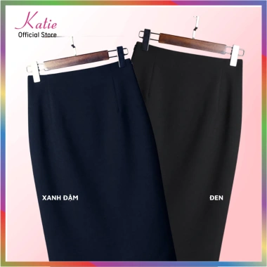 Chân Váy 2 Lớp KATIE Công Sở Lót Co Giãn 4 Chiều, Vải Bút Chì, Size 80kg - 199k