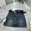 Chân Váy Bò Jeans Nữ Họa Tiết Túi, Lót Trong, Dáng Ngắn Tôn Dáng + Belt - Giá 342.000 (Giá Gốc 430.920) 5